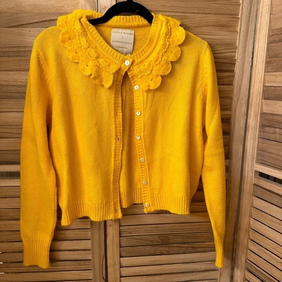 Anthropologie Stella Pardo Adele Cardigan Size M - Picture 4 of 6